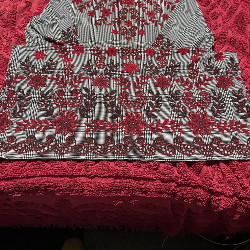 Sabina Red Floral dress